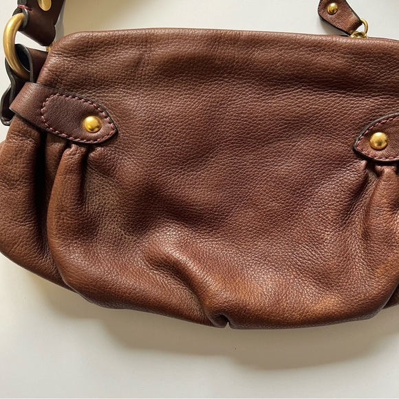 Vintage Juicy Couture Leather Purse Brown Y2K Handbag G&P 2000’s - Picture 5 of 16